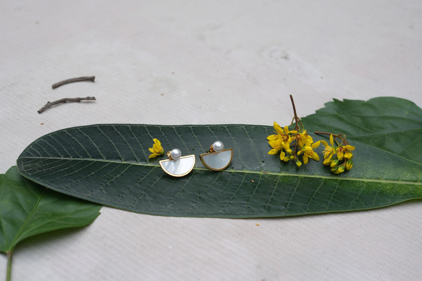 Viora Anti-Tarnish Shell Earings