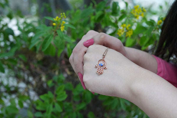 Viora Anti-Tarnish Evil Eye Pendant