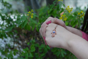 Viora Anti-Tarnish Evil Eye Pendant