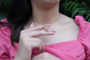 Viora Anti-Tarnish Flower Pendant