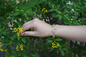 Viora Elegant Anti-Tarnish Nail-Inspired Bracelet