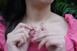 Viora Anti-Tarnish Flower Pendant