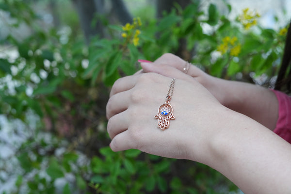 Viora Anti-Tarnish Evil Eye Pendant