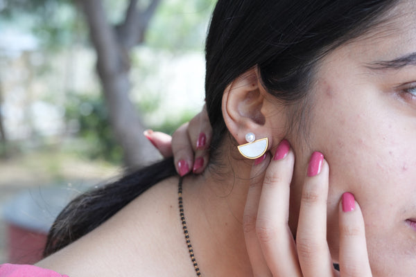 Viora Anti-Tarnish Shell Earings