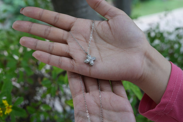 Viora Anti-Tarnish Flower Pendant