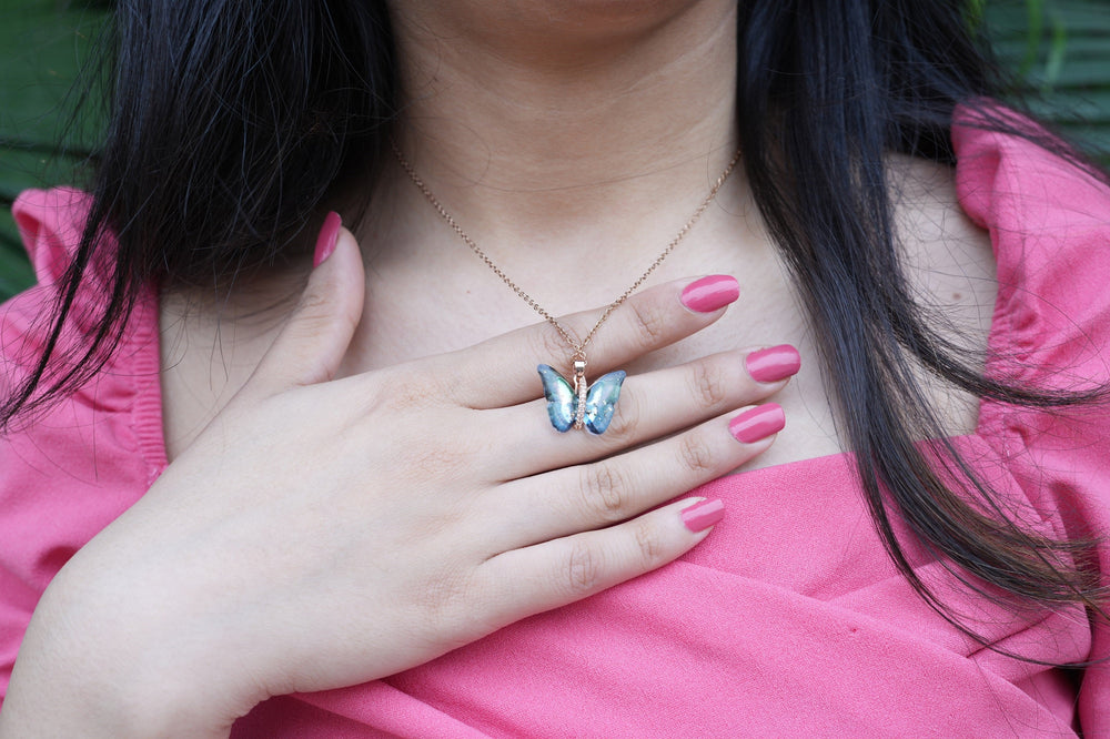 Viora Butterfly Anti-Tarnish Pendant