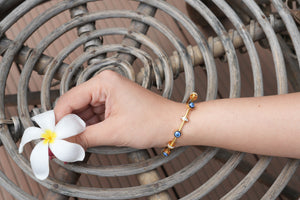 Viora Anti-Tarnish Evil Eye Braclate