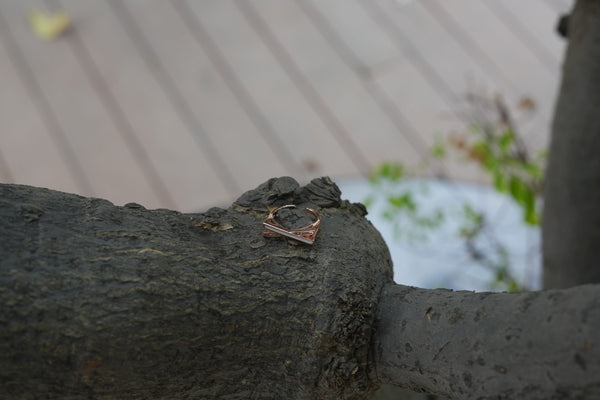 Viora Anti-Tarnish Rose Gold Ring