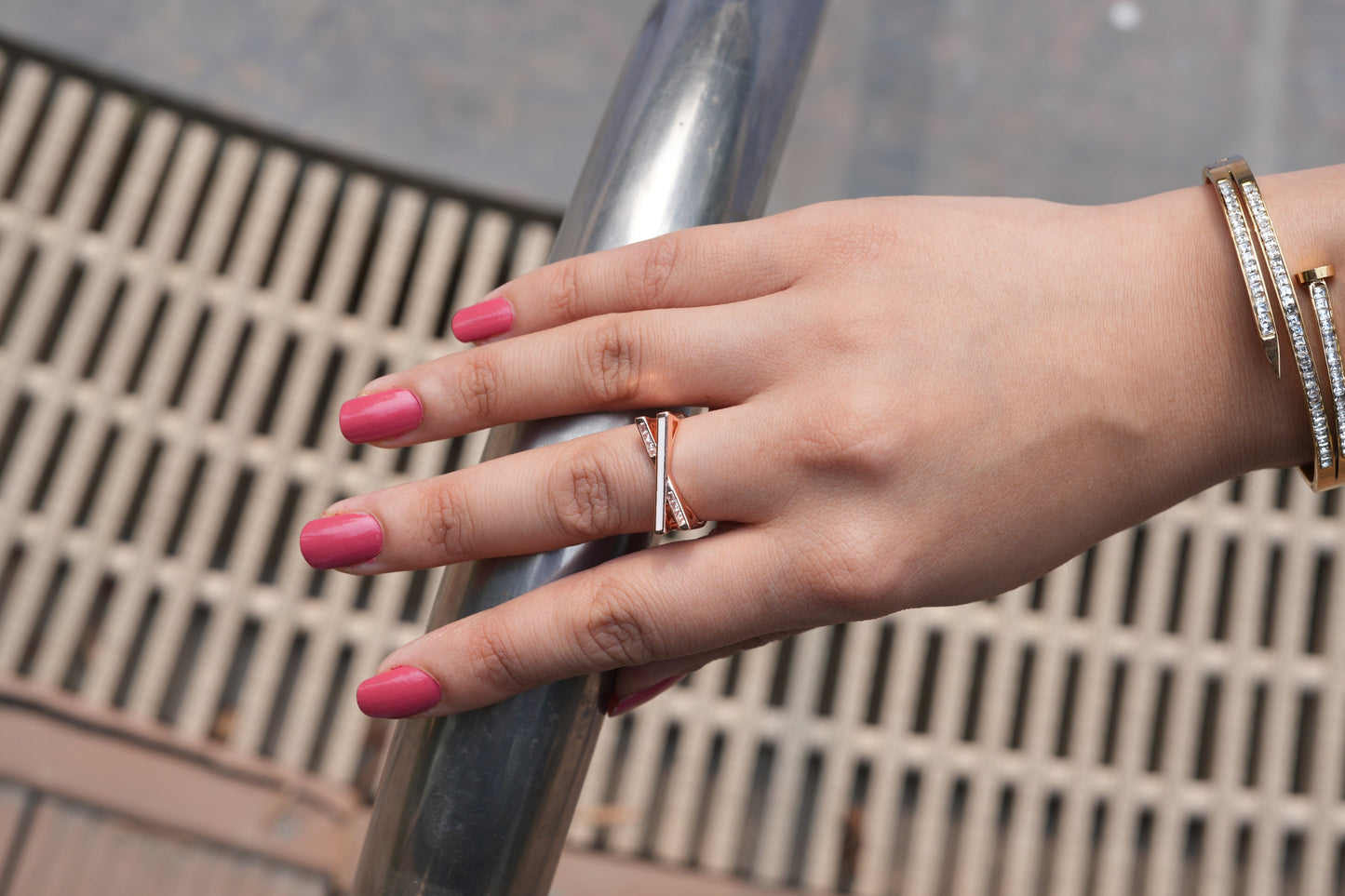 Viora Anti-Tarnish Rose Gold Ring