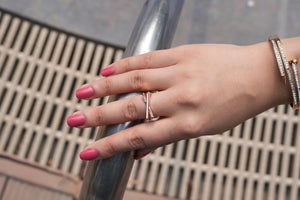 Viora Anti-Tarnish Rose Gold Ring