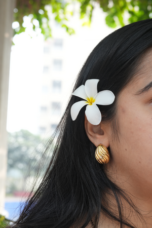 Viora Anti-Tarnish Golden Earings