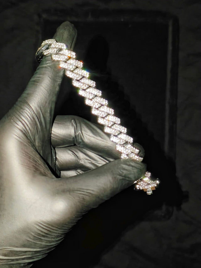 Vioras Crystal Cuban Link Bracelet