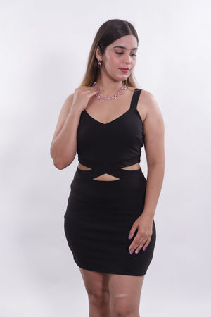 Blush Pink American Diamond Set - Silver Plated